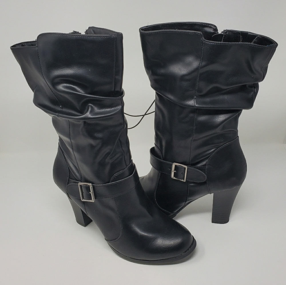 ast 5th EF Nile Womens Ankle Boots 11 & 12 Black